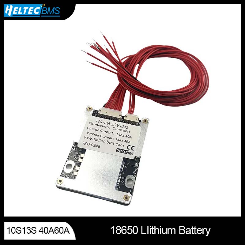 12S Lipo Battery Balancing Board - Heltec BMS 36V 48V BMS 10-14S