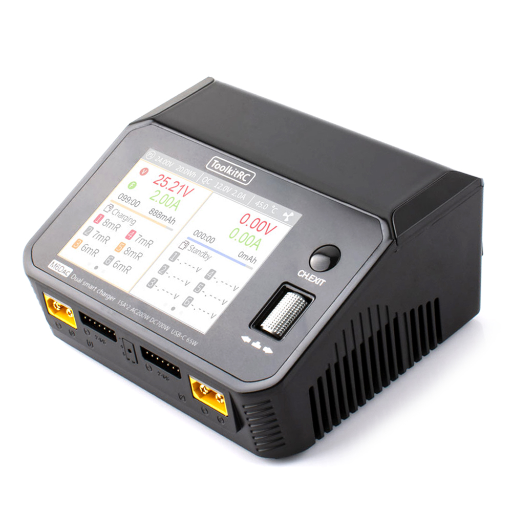 ToolkitRC M6DAC Dual Channel S - Toolkitrc M6Dac Smart Charger 评论和价格