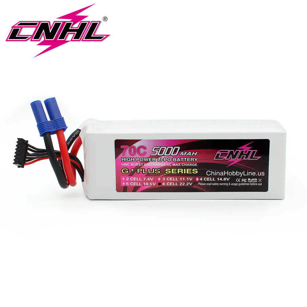 CNHL Lipo 6S 22.2V Battery 500 - 6S Lipo Battery 22.2V 5000Mah 评论和价格
