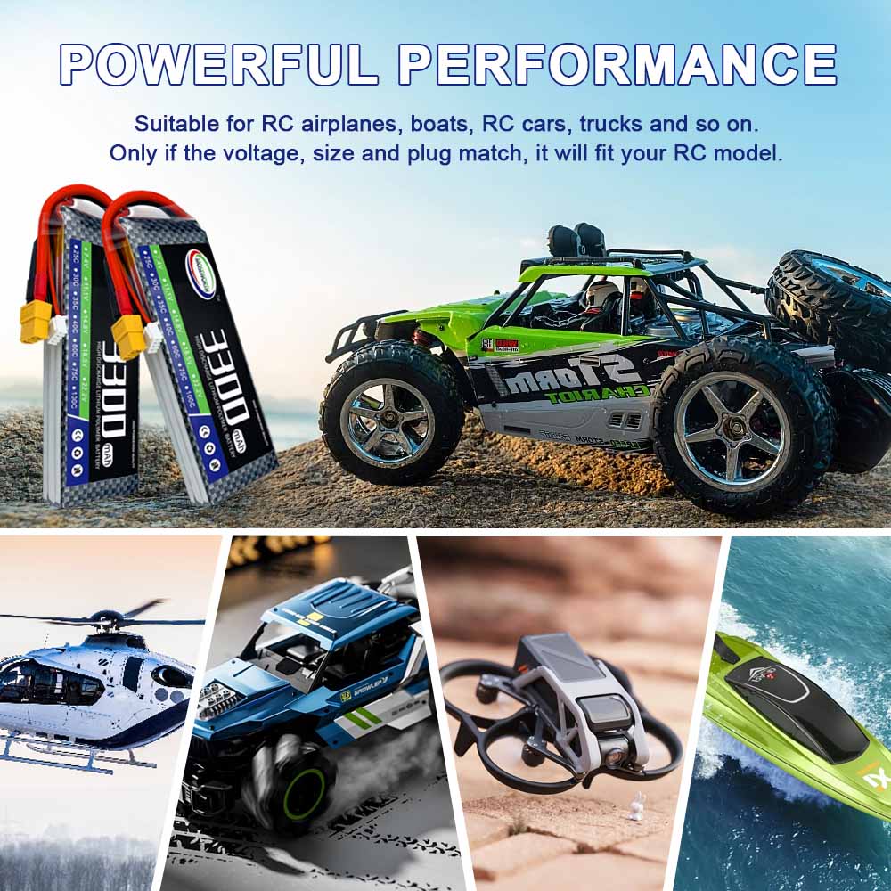 RC Lipo Battery 2S 3S 4S 5S 6S - 6S Lipo Battery 22.2V 5000Mah 评论和价格