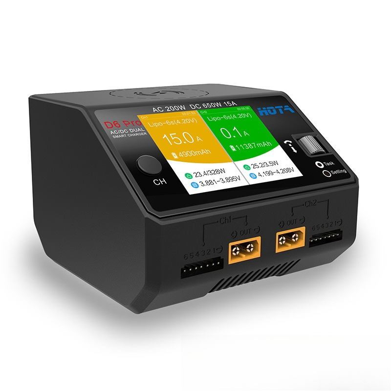 HOTA D6 Pro 650W 200W Dual Pow - Hota D6 Pro Dual Lipo Charger 评论和价格