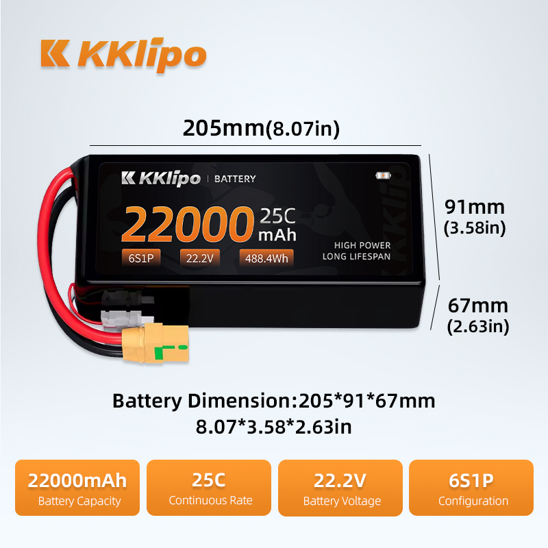 Manufacturing Production High  - Tattu 6S 22000Mah Lipo Battery 评论和价格