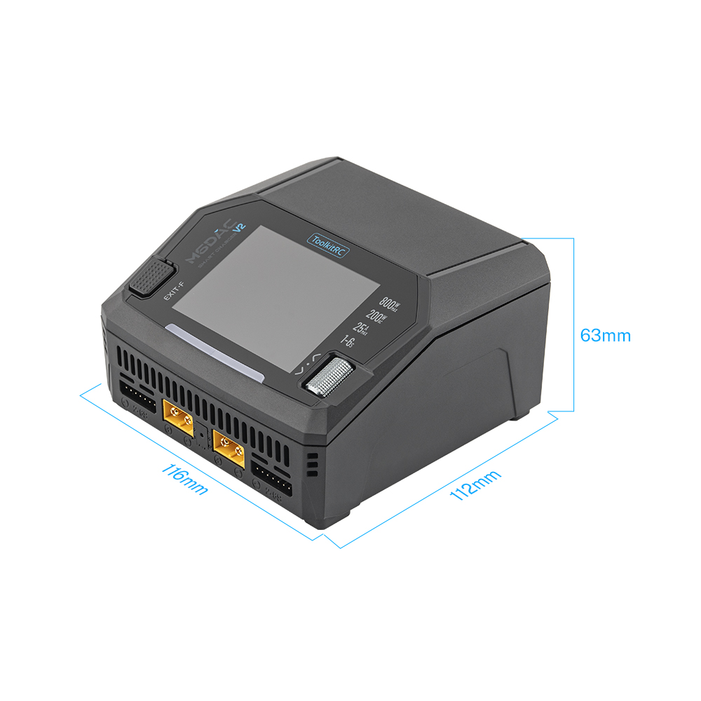 ToolkitRC M6DAC Pro AC300W M6D - Toolkitrc M6Dac Smart Charger 评论和价格