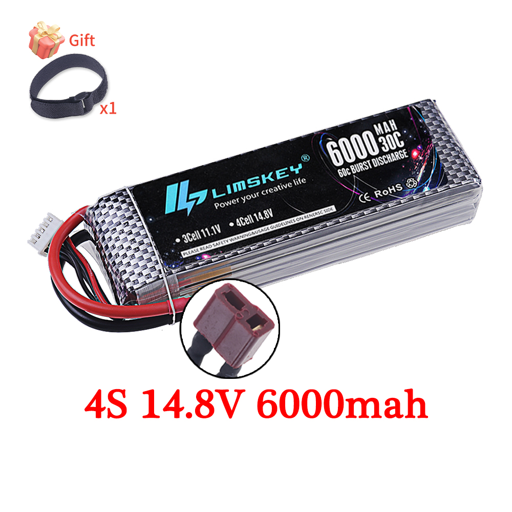 7.4V 11.1V 14.8V 22.2V 6000mAh - 4S Lipo Battery 14.8V 6000Mah 评论和价格