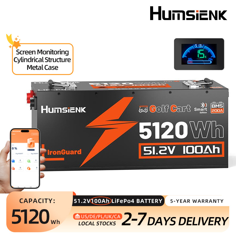 Humsienk LiFePO4 Battery 48V 1 - Lifepo4 12V 100Ah Bms Bluetooth 评论和价格