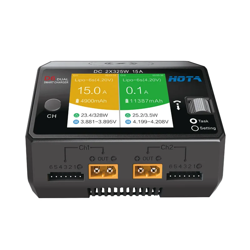 Hota D6 Dual/Pro Smart Charger - Hota D6 Pro Dual Lipo Charger 评论和价格