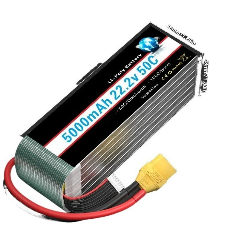New 5000/6000mah 22.2V Lipo Ba - 6S Lipo Battery 22.2V 5000Mah 评论和价格
