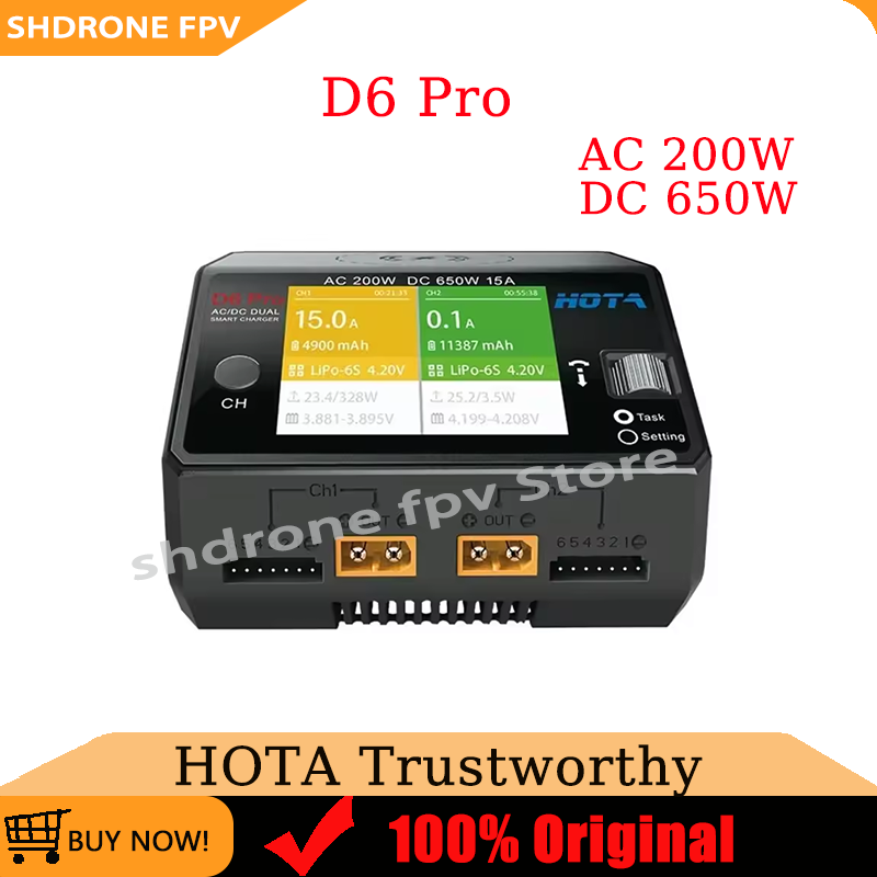 Original HOTA D6 Pro AC 200W D - Hota D6 Pro Dual Lipo Charger 评论和价格