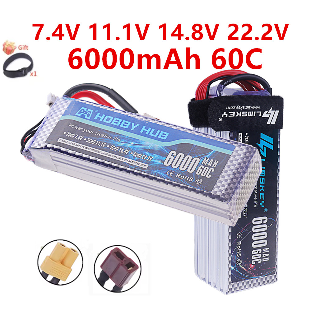 2S 3S 4S 6S 7.4V 11.1V 14.8V 2 - 4S Lipo Battery 14.8V 6000Mah 评论和价格