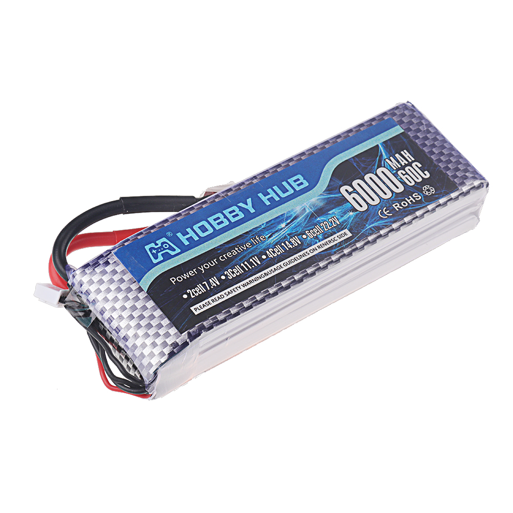 2S 3S 4S 6S 7.4V 11.1V 14.8V 2 - 4S Lipo Battery 14.8V 6000Mah 评论和价格