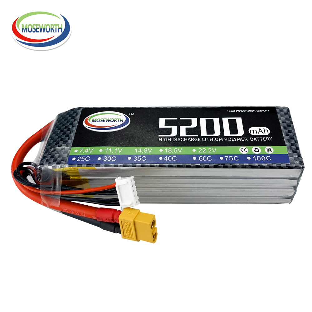 2S 3S 4S 5S 6S RC Lipo battery - 6S Lipo Battery 22.2V 5000Mah 评论和价格
