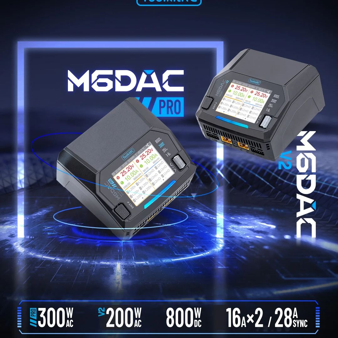 ToolkitRC M6DAC PRO M6DAC V2 D - Toolkitrc M6Dac Smart Charger 评论和价格