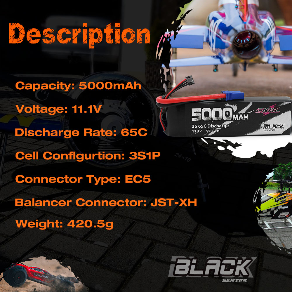 CNHL Lipo Battery 3S 4S 6S 11. - 6S Lipo Battery 22.2V 5000Mah 评论和价格