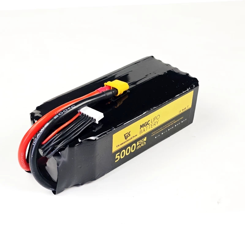 FPV MGC 5000mAh 6S 22.2V Lipo  - 6S Lipo Battery 22.2V 5000Mah 评论和价格