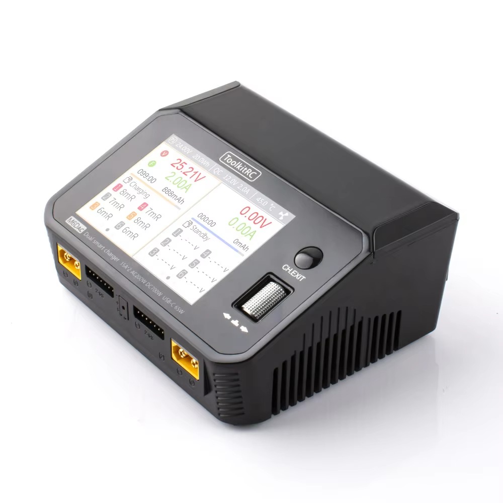 SmCpToolkitRC M6DAC Dual Chann - Toolkitrc M6Dac Smart Charger 评论和价格
