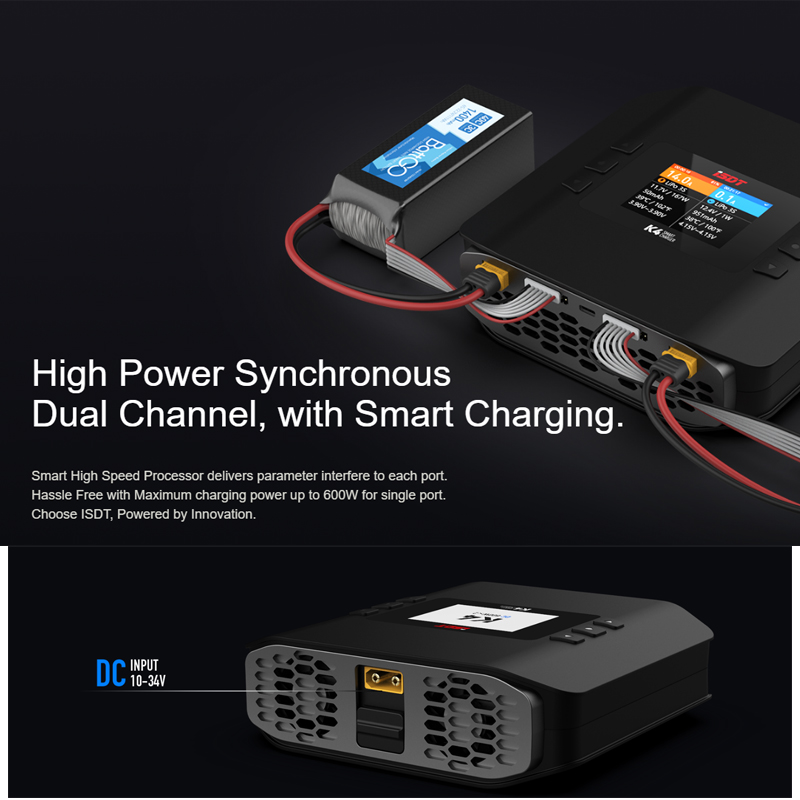 ISDT K4 1~8S Lithium Battery S - Isdt K4 Dual Lipo Charger 评论和价格