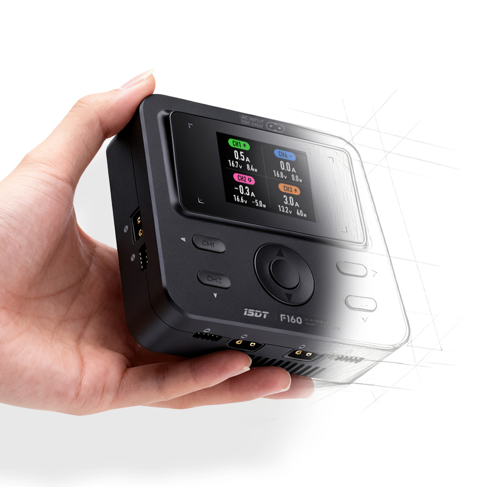 ISDT F160 4CH AC Quad Channel  - Toolkitrc M6Dac Smart Charger 评论和价格