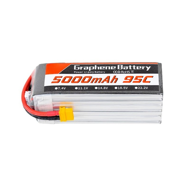 Graphene Lipo Battery 5000mAh  - 6S Lipo Battery 22.2V 5000Mah 评论和价格